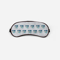 Thumbnail for Cessna 170B - Cartoon Pattern - Sleep Mask - Light Gray