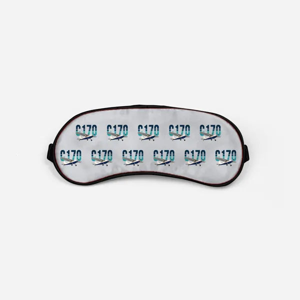Cessna 170B - Original Pattern - Sleep Mask - Light Gray