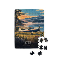 Thumbnail for Cessna 170B - Vertical + Text - Canvas Puzzle