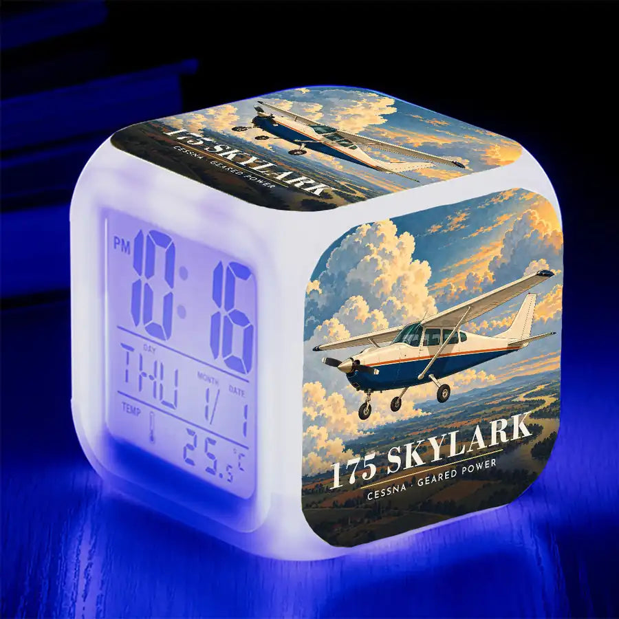 Cessna 175 Skylark - 3D - Alarm Clock