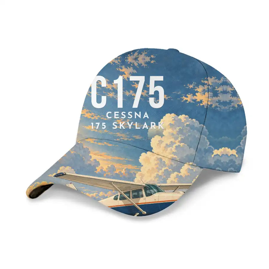 Cessna 175 Skylark 3D All-Over Print Clothing - Cap - 3D