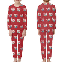 Thumbnail for Cessna 175 Skylark - Children Pajamas - Cartoon Pattern - Red