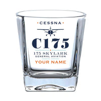 Thumbnail for Cessna 175 Skylark - Heritage + Name - Whiskey Glass