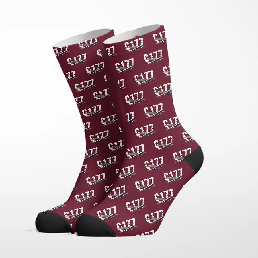 Cessna 177B Cardinal - Original - Socks - Burgundy