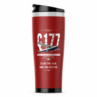 Thumbnail for Cessna 177B Cardinal - Original - Stainless Steel (No Holder) - Red