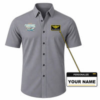 Thumbnail for Cessna 177B Cardinal - Short Sleeve Shirt - Cartoon - Gray + NAME