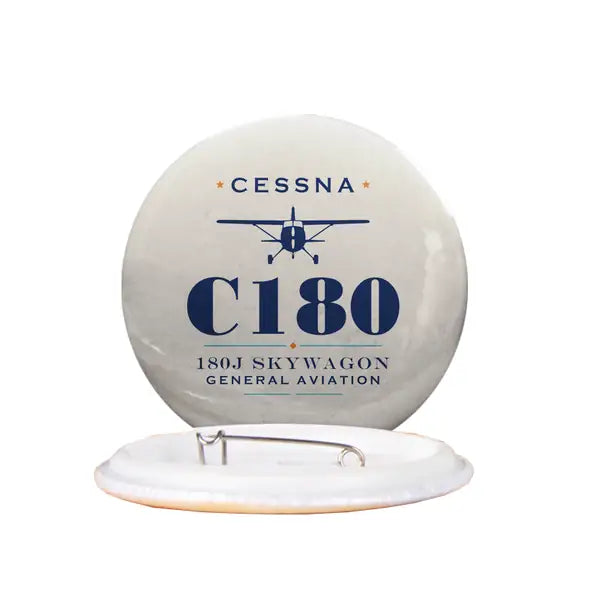 Cessna 180J Skywagon - Heritage - Pin - Beige