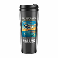 Thumbnail for Cessna 180J Skywagon - Poster + Name - Plastic (No Holder) - Gray