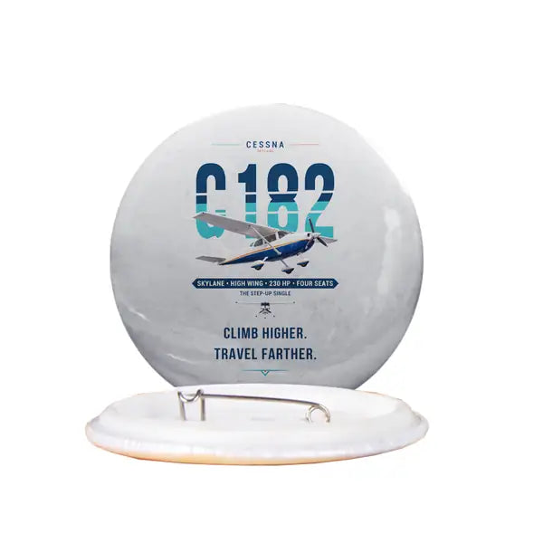 Cessna 182 Skylane - Original - Pin - Light Gray
