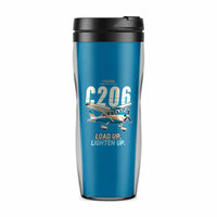 Thumbnail for Cessna 206 Stationair - Cartoon - Plastic (No Holder) - Light Blue