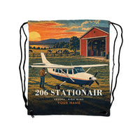 Thumbnail for Cessna 206 Stationair - Drawstring Bag - 3D Scene + Name