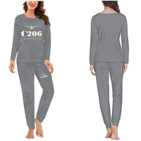 Thumbnail for Cessna 206 Stationair - Women Pajamas - Heritage Chest - Gray