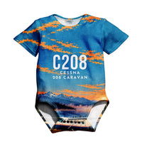 Thumbnail for Cessna 208 Caravan 3D All-Over Print Clothing - Baby Bodysuit - 3D