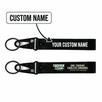Thumbnail for Cessna 208 Caravan Hawk-Shaped Key Chains - Black - Cartoon - Personalized