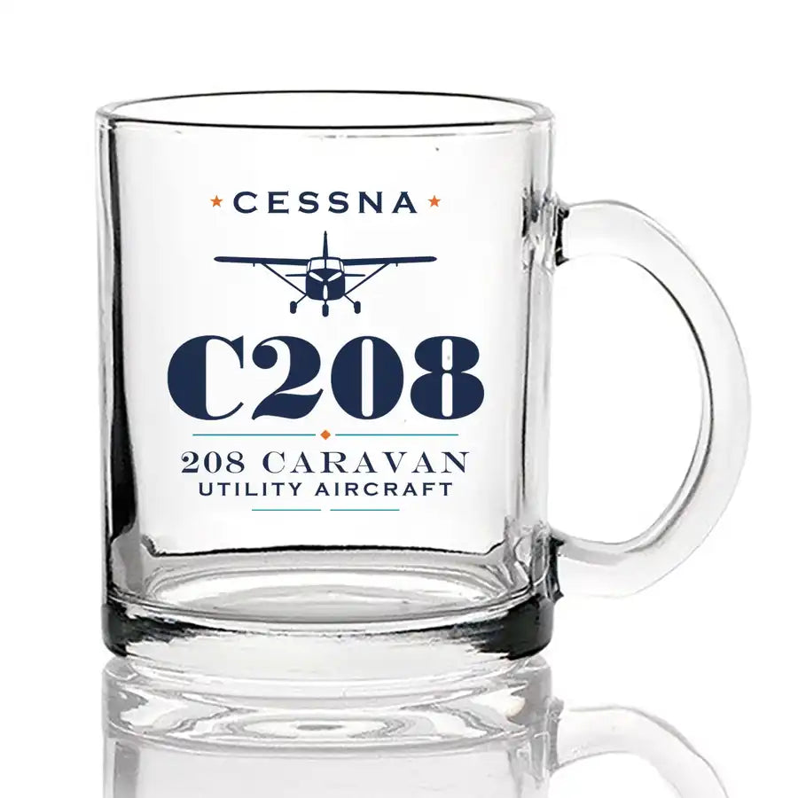 Cessna 208 Caravan - Heritage - Coffee & Tea Glass