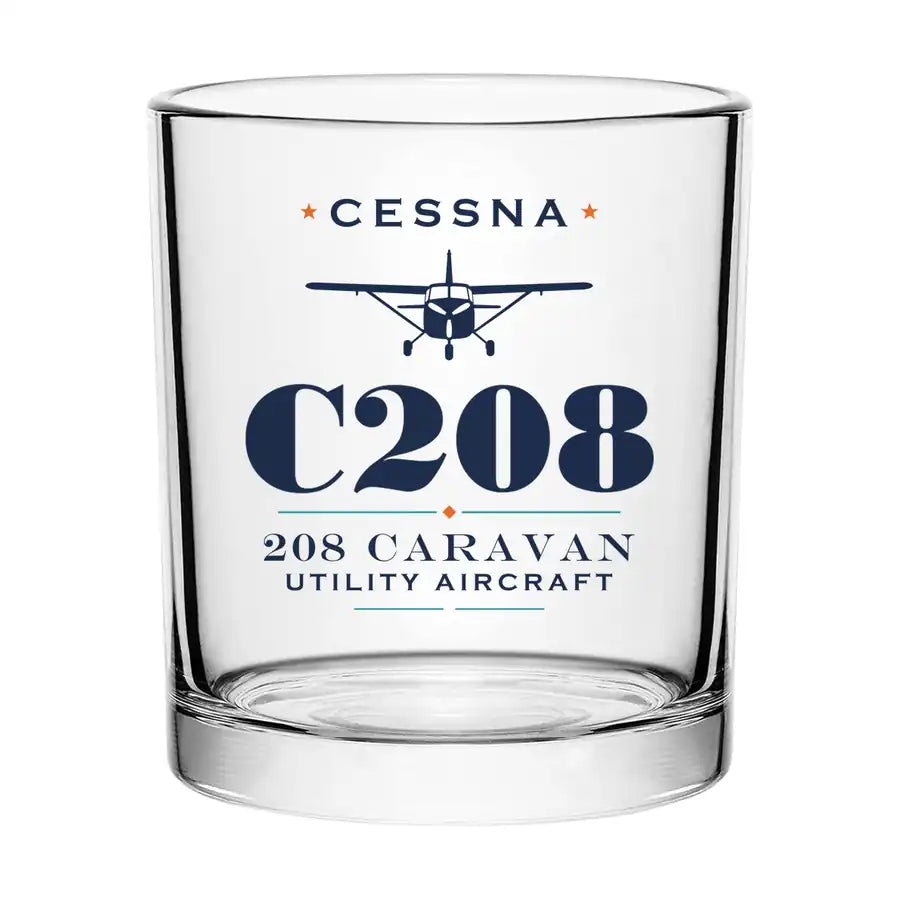 Cessna 208 Caravan - Heritage - Special Whiskey Glass