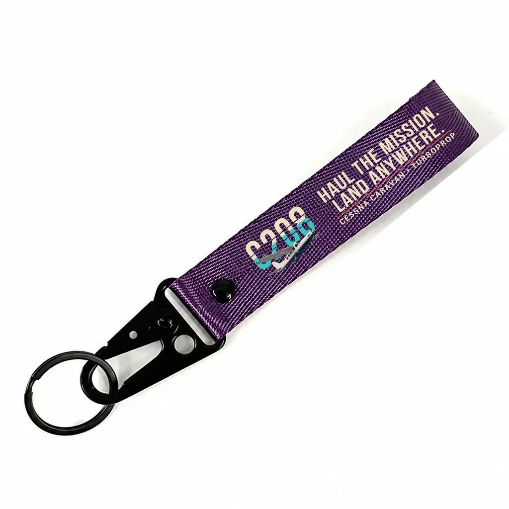 Cessna 208 Caravan Hawk-Shaped Key Chains - Purple - Original