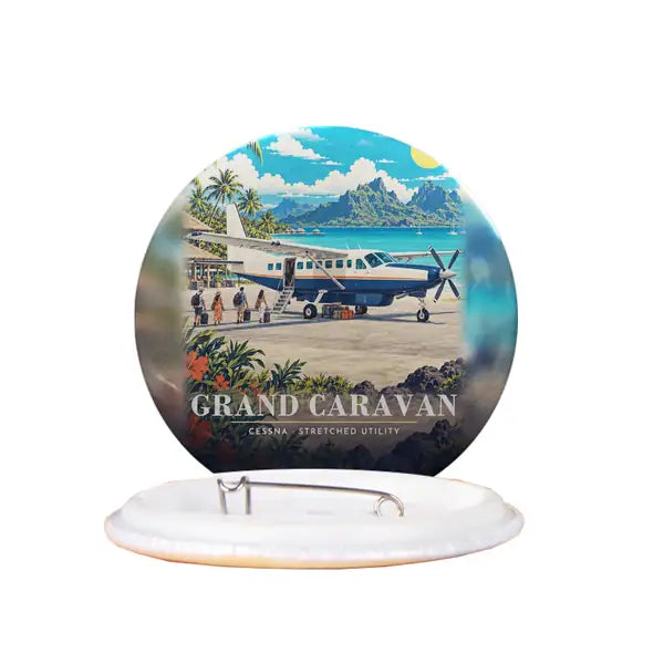 Cessna 208B Grand Caravan - 3D - Pin - Full Print