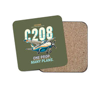Thumbnail for Cessna 208B Grand Caravan - Cartoon - Coaster - Green Army