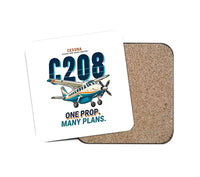 Thumbnail for Cessna 208B Grand Caravan - Cartoon - Coaster - White