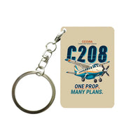 Thumbnail for Cessna 208B Grand Caravan - Cartoon - Key Chain - Beige