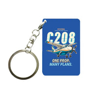 Thumbnail for Cessna 208B Grand Caravan - Cartoon - Key Chain - Blue