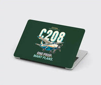 Thumbnail for Cessna 208B Grand Caravan - Cartoon - MacBook Case - Dark Green