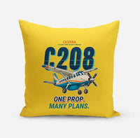 Thumbnail for Cessna 208B Grand Caravan - Cartoon - Pillow - Yellow