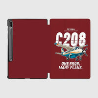Thumbnail for Cessna 208B Grand Caravan - Cartoon - Samsung Tablet - Dark Red