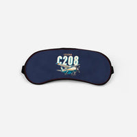 Thumbnail for Cessna 208B Grand Caravan - Cartoon - Sleep Mask - Navy Blue