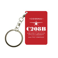 Thumbnail for Cessna 208B Grand Caravan - Heritage - Key Chain - Red