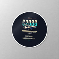 Thumbnail for Cessna 208B Grand Caravan - Original - Circle Sticker - Close-up
