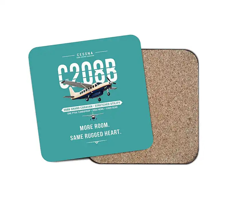 Cessna 208B Grand Caravan - Original - Coaster - Turquoise