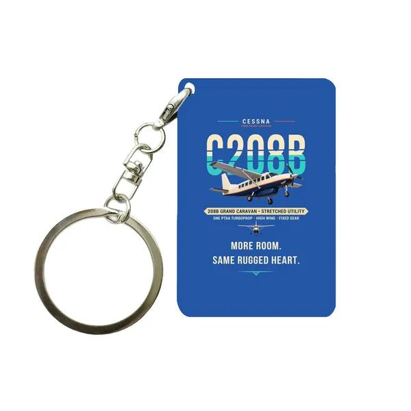 Cessna 208B Grand Caravan - Original - Key Chain - Blue