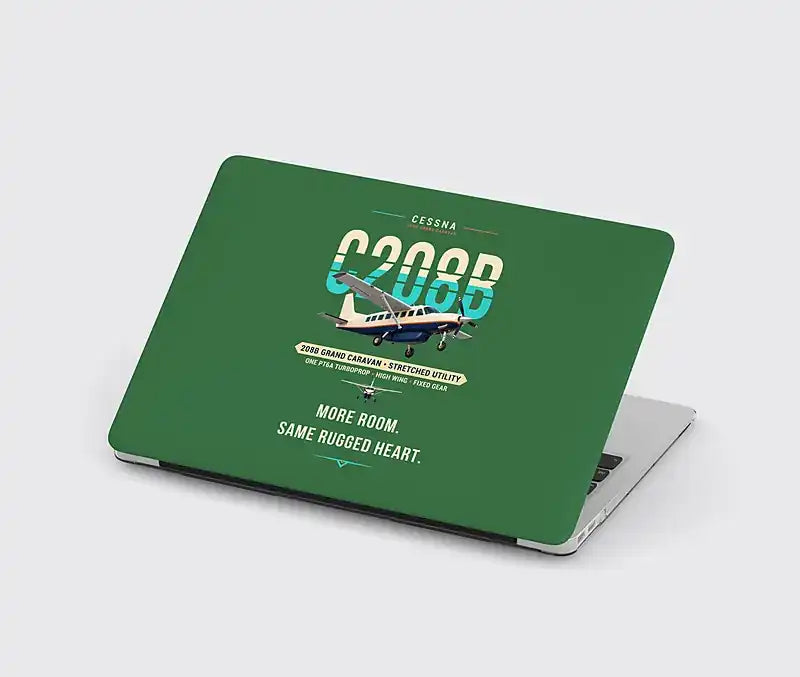 Cessna 208B Grand Caravan - Original - MacBook Case - Green