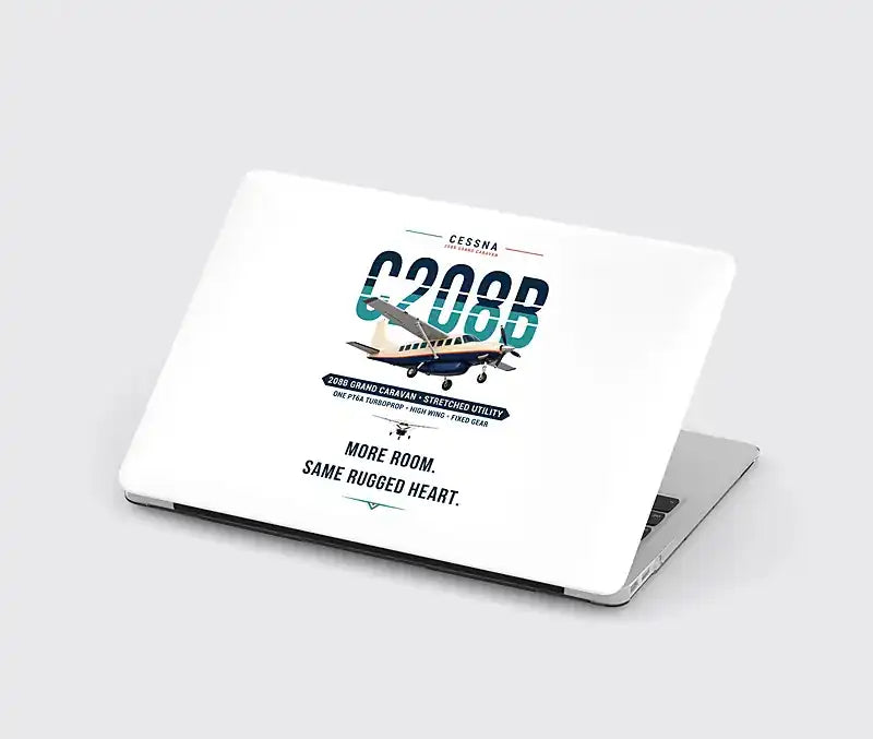 Cessna 208B Grand Caravan - Original - MacBook Case - White