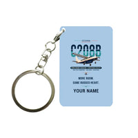 Thumbnail for Cessna 208B Grand Caravan - Original + Name - Key Chain - Light Blue