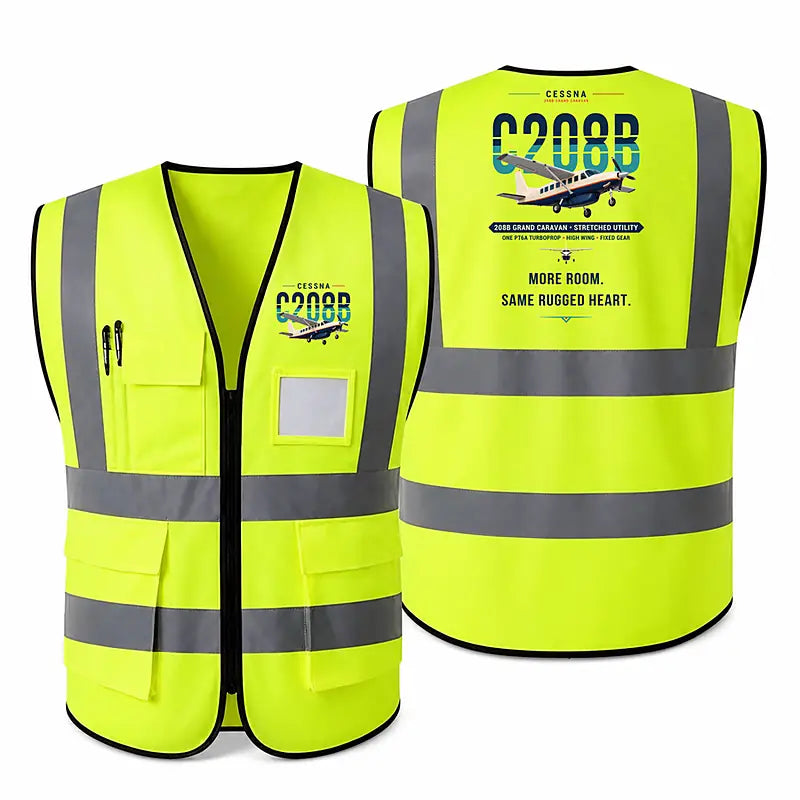 Cessna 208B Grand Caravan - Original - Reflective Vest - Fluorescent Green
