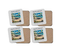 Thumbnail for Cessna 208B Grand Caravan - Poster - Coaster Set - Light Gray