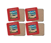 Thumbnail for Cessna 208B Grand Caravan - Poster - Coaster Set - Red
