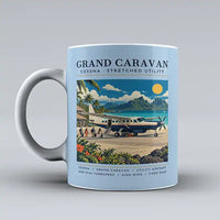 Thumbnail for Cessna 208B Grand Caravan - Poster - Mug - Light Blue