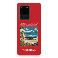 Thumbnail for Cessna 208B Grand Caravan - Poster + Name - Samsung Case - Red