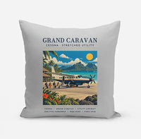 Thumbnail for Cessna 208B Grand Caravan - Poster - Pillow - Light Gray