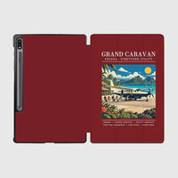 Thumbnail for Cessna 208B Grand Caravan - Poster - Samsung Tablet - Dark Red