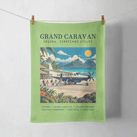 Thumbnail for Cessna 208B Grand Caravan - Poster - Towel - Light Green