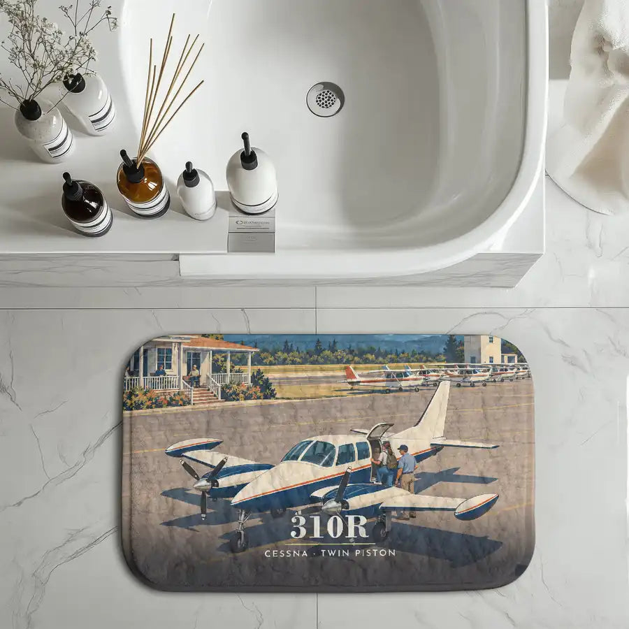 Cessna 310R - 3D - Bath Mat