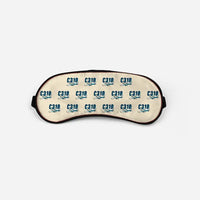 Thumbnail for Cessna 310R - Cartoon Pattern - Sleep Mask - Beige