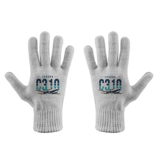 Cessna 310R - Gloves - Full - Original - Light Gray