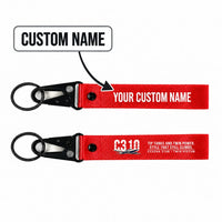 Thumbnail for Cessna 310R Hawk-Shaped Key Chains - Red - Original - Personalized