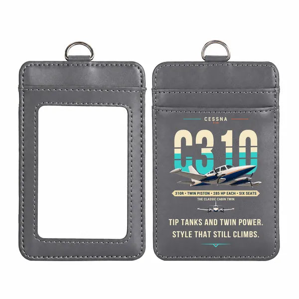 Cessna 310R - Original - ID Card Holder - Gray